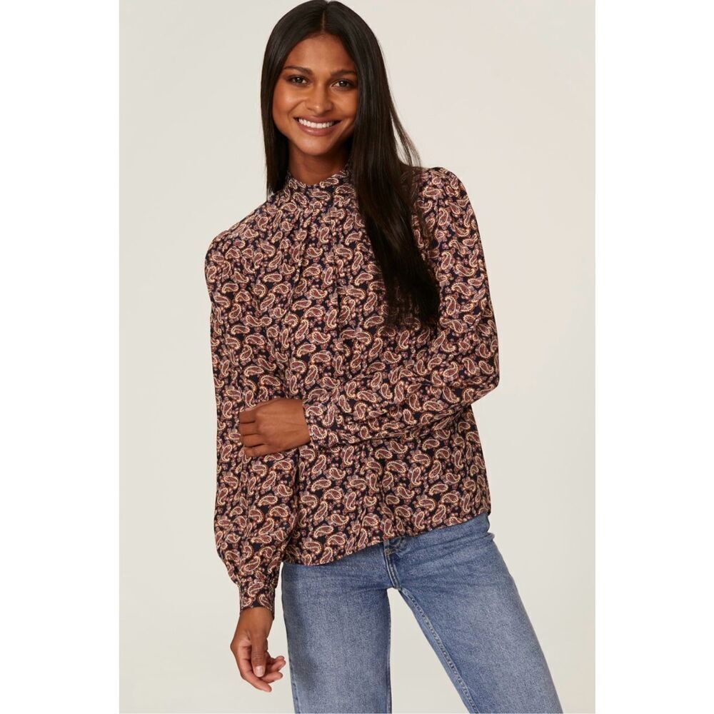 Vanessa Bruno Paolo Paisley Top 🩶